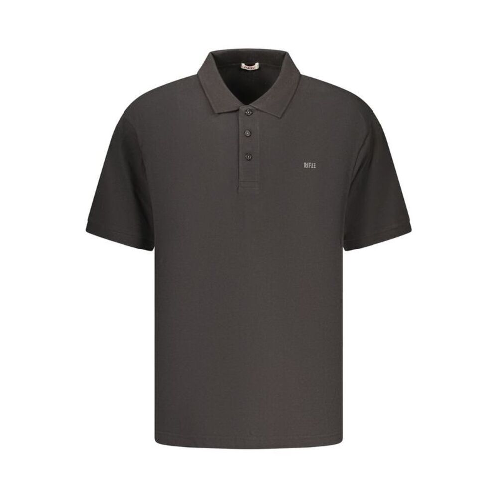 Rifle Black Cotton Men's Polo Men's Shirt